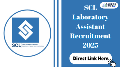 SCL Laboratory Assistant Recruitment 2025